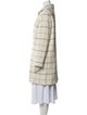 A.P.C. Wool Plaid Print Coat