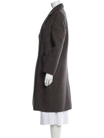 A.P.C. Wool Plaid Print Coat