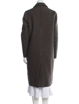 A.P.C. Wool Plaid Print Coat