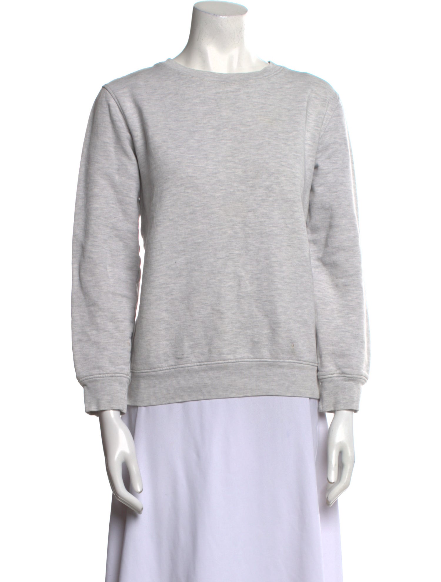 A.P.C. Crew Neck Three-Quarter Sleeve Sweatshirt