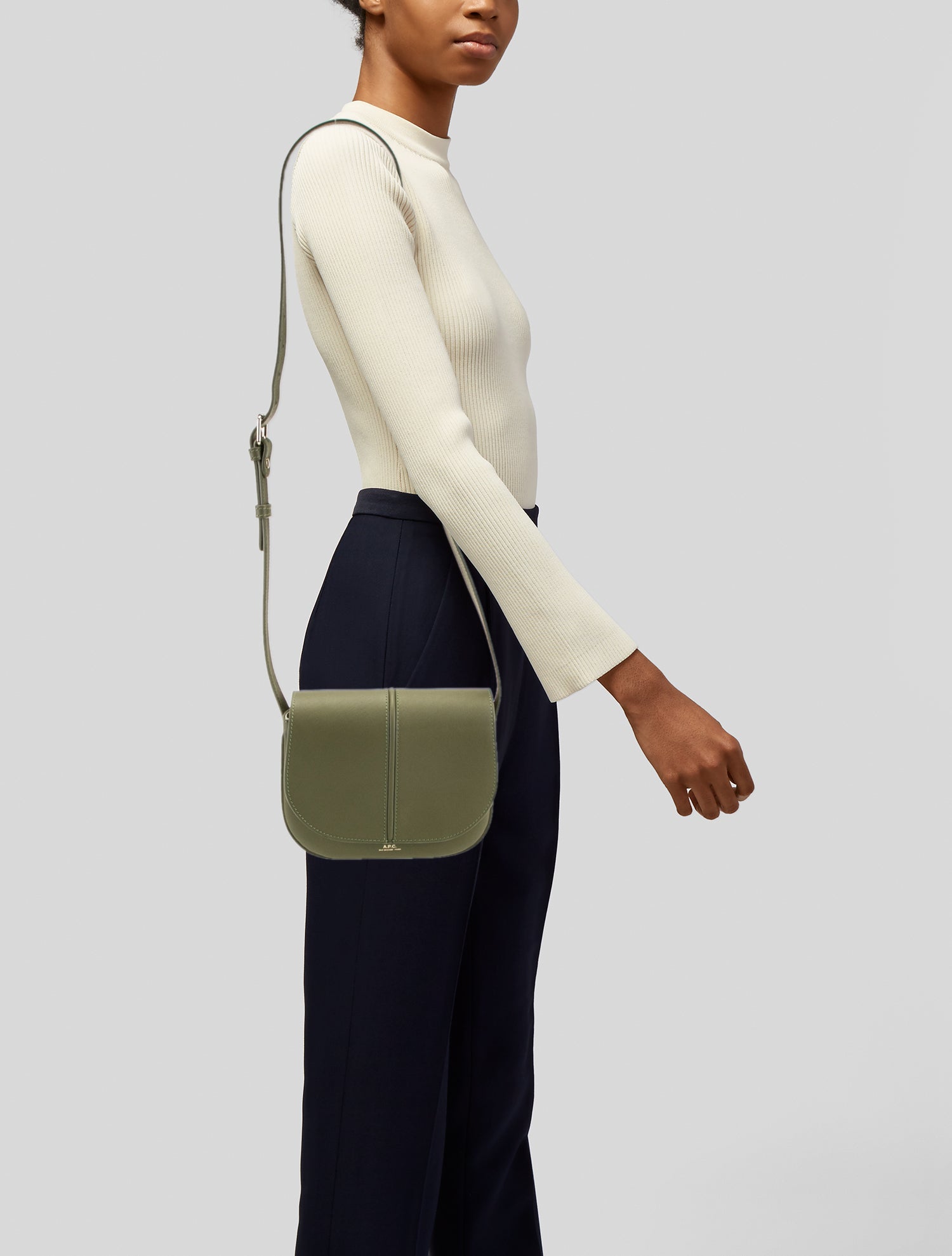 A.P.C. Leather Crossbody Bag