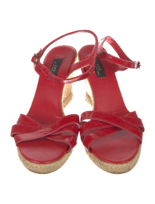 A.P.C. Patent Leather Espadrilles