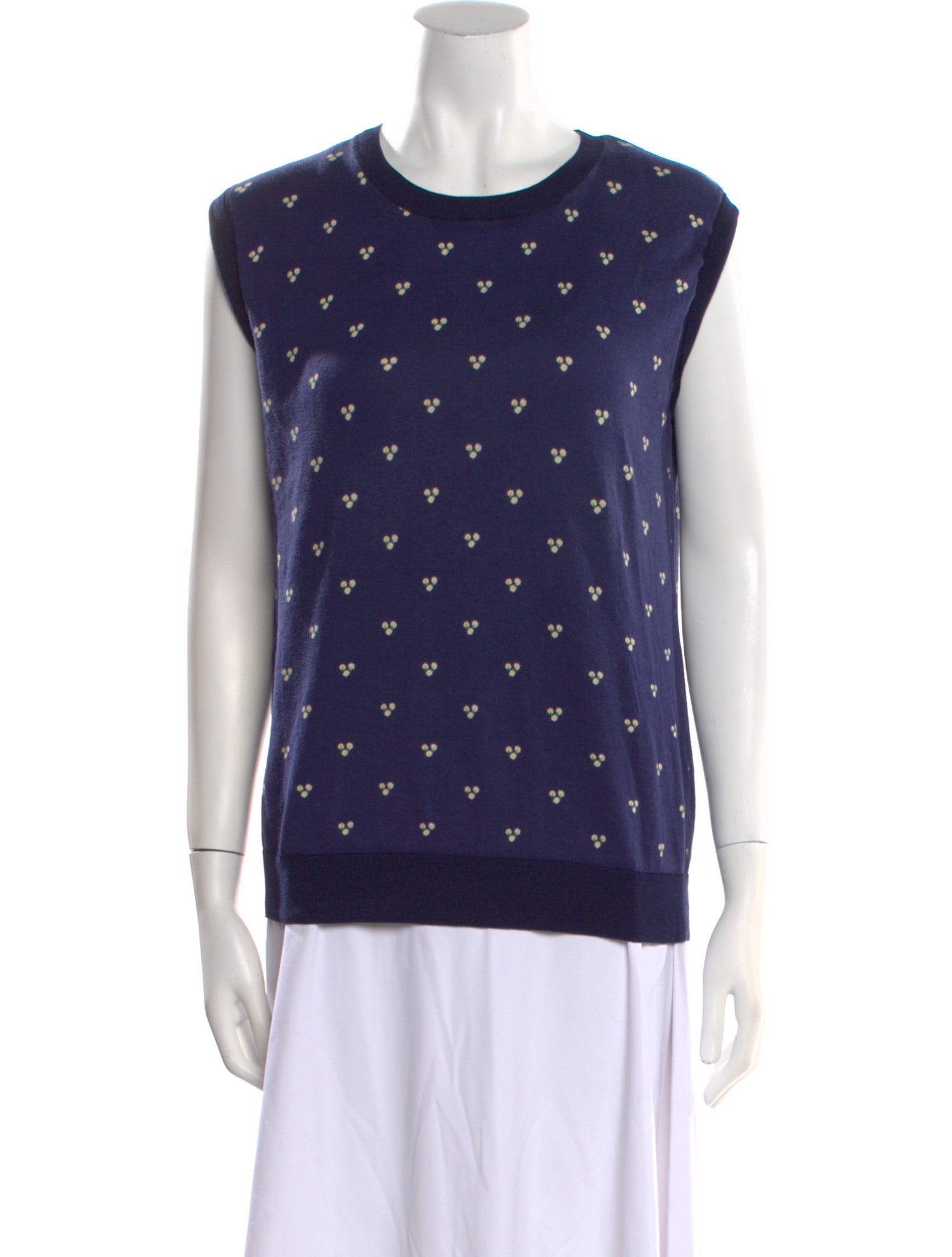 A.P.C. Printed Crew Neck Top