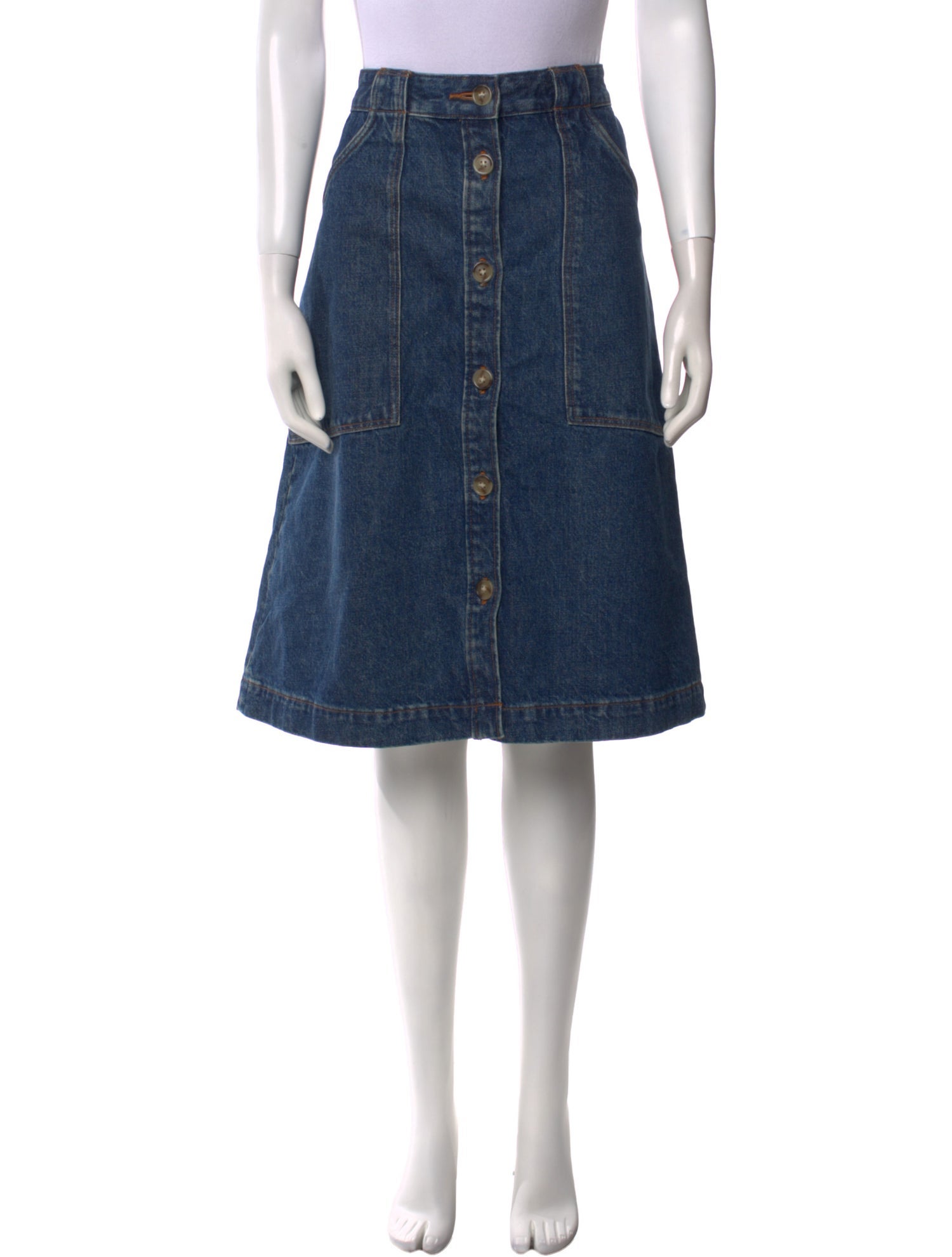 A.P.C. Knee-Length Skirt