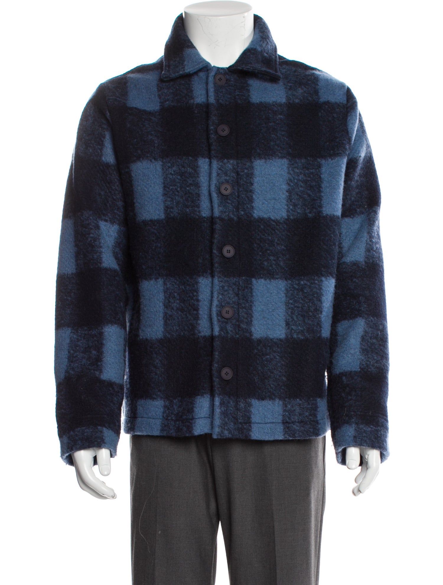 A.P.C. Plaid Print Coat