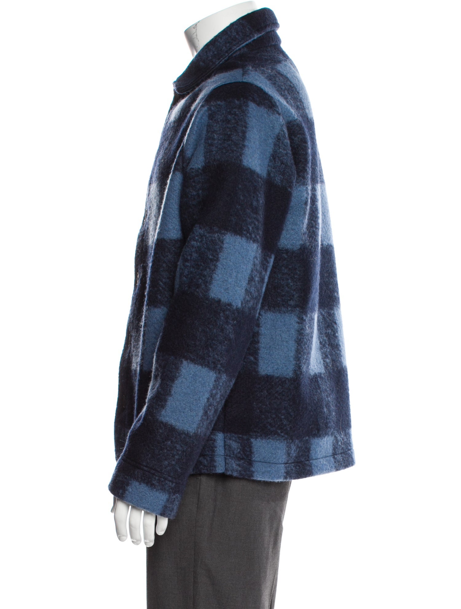 A.P.C. Plaid Print Coat