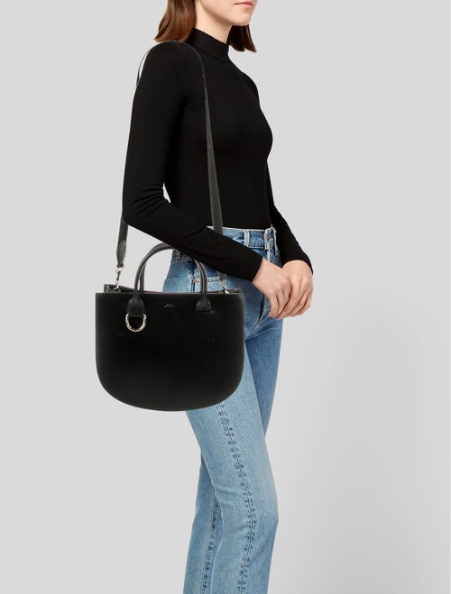 A.P.C. Leather Top Handle Bag