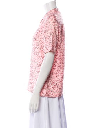 A.P.C. Silk Printed Blouse