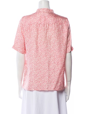 A.P.C. Silk Printed Blouse