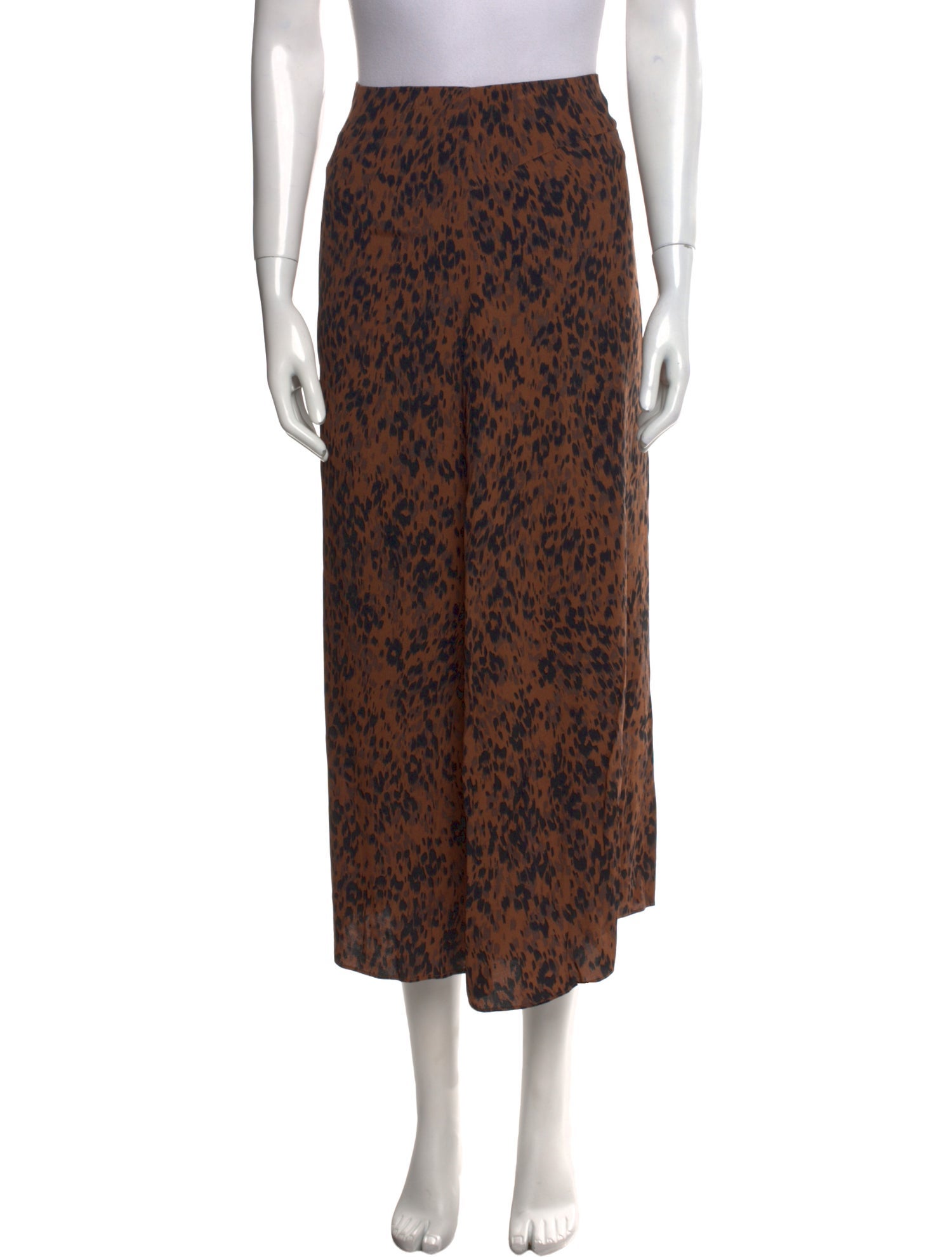 A.P.C. Silk Midi Length Skirt