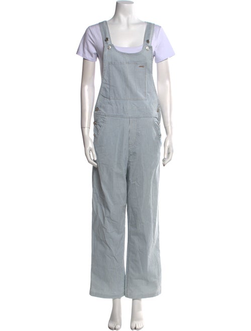 A.P.C. Striped Scoop Neck Jumpsuit