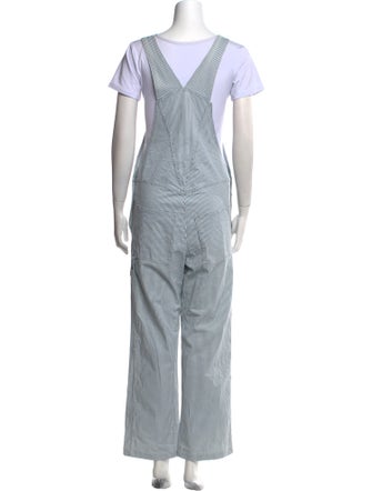 A.P.C. Striped Scoop Neck Jumpsuit