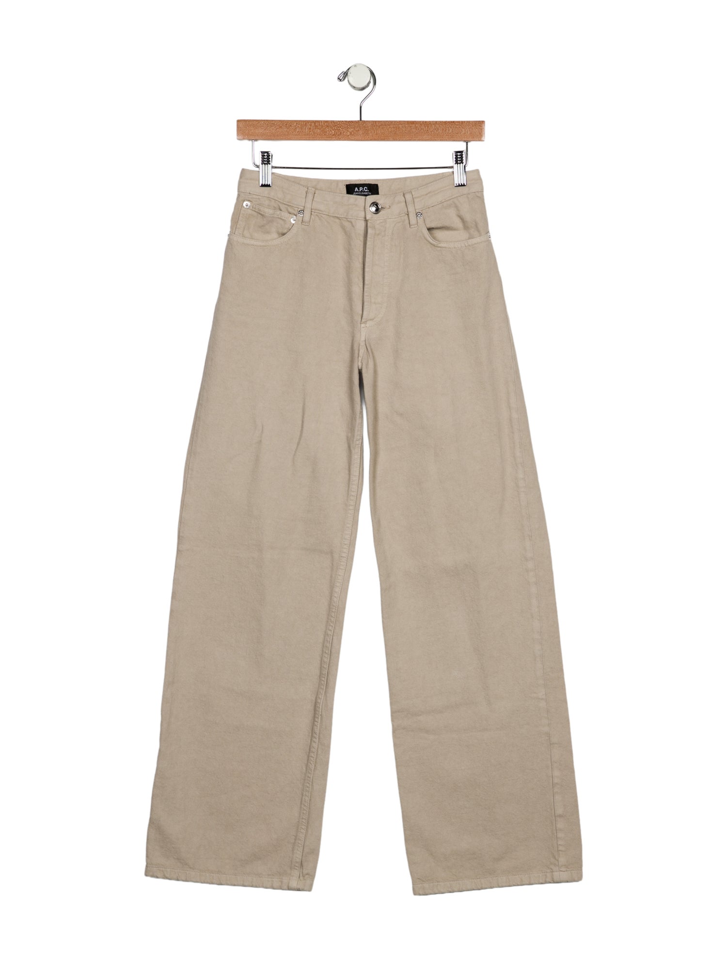 A.P.C. Mid-Rise Wide Leg Jeans