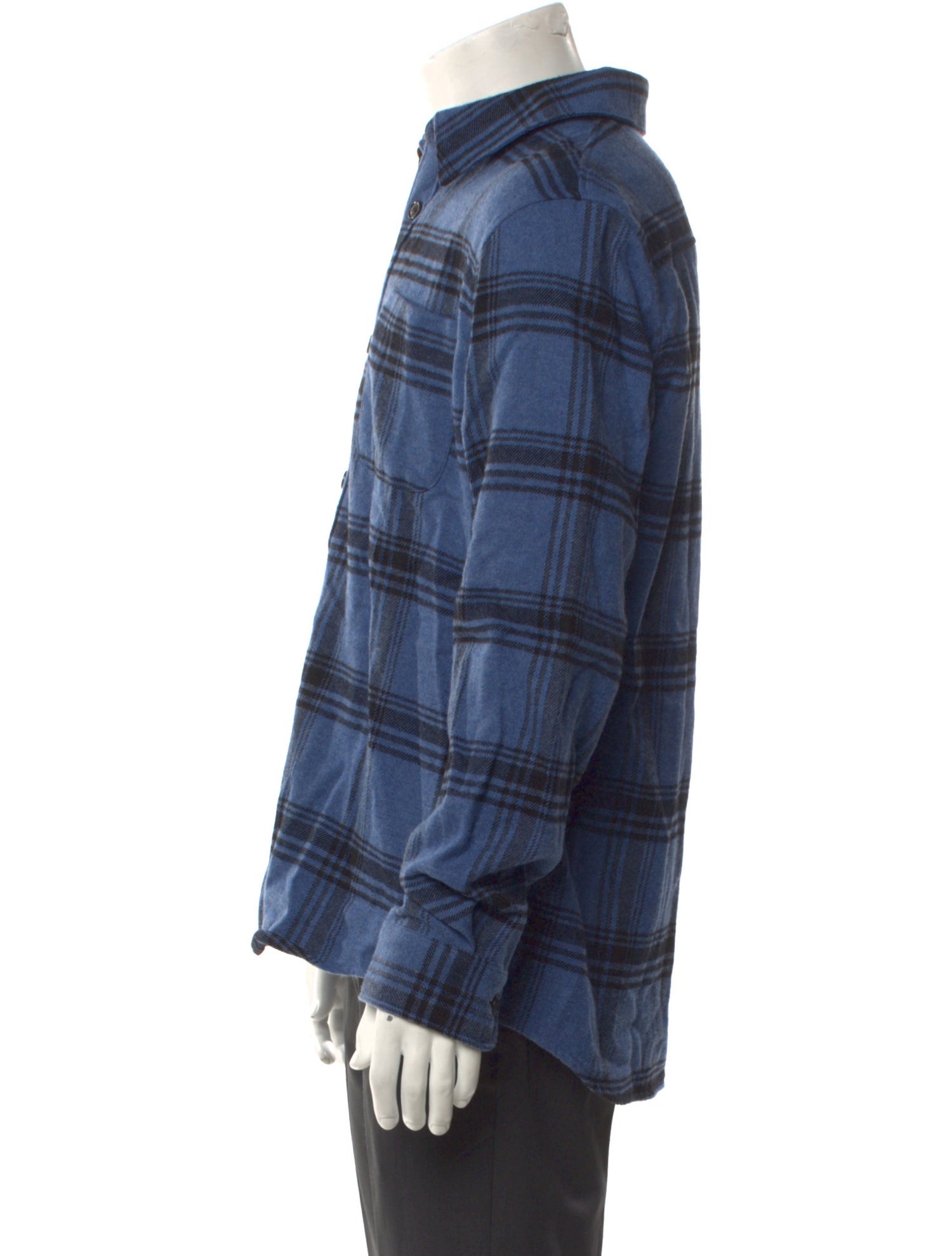 A.P.C. Plaid Print Long Sleeve Shirt