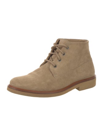 A.P.C. Suede Lace-Up Boots