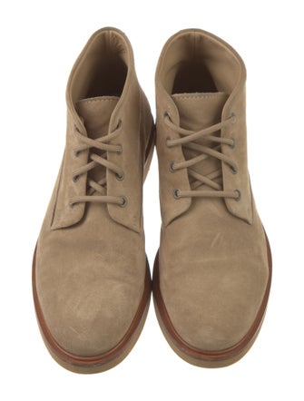 A.P.C. Suede Lace-Up Boots