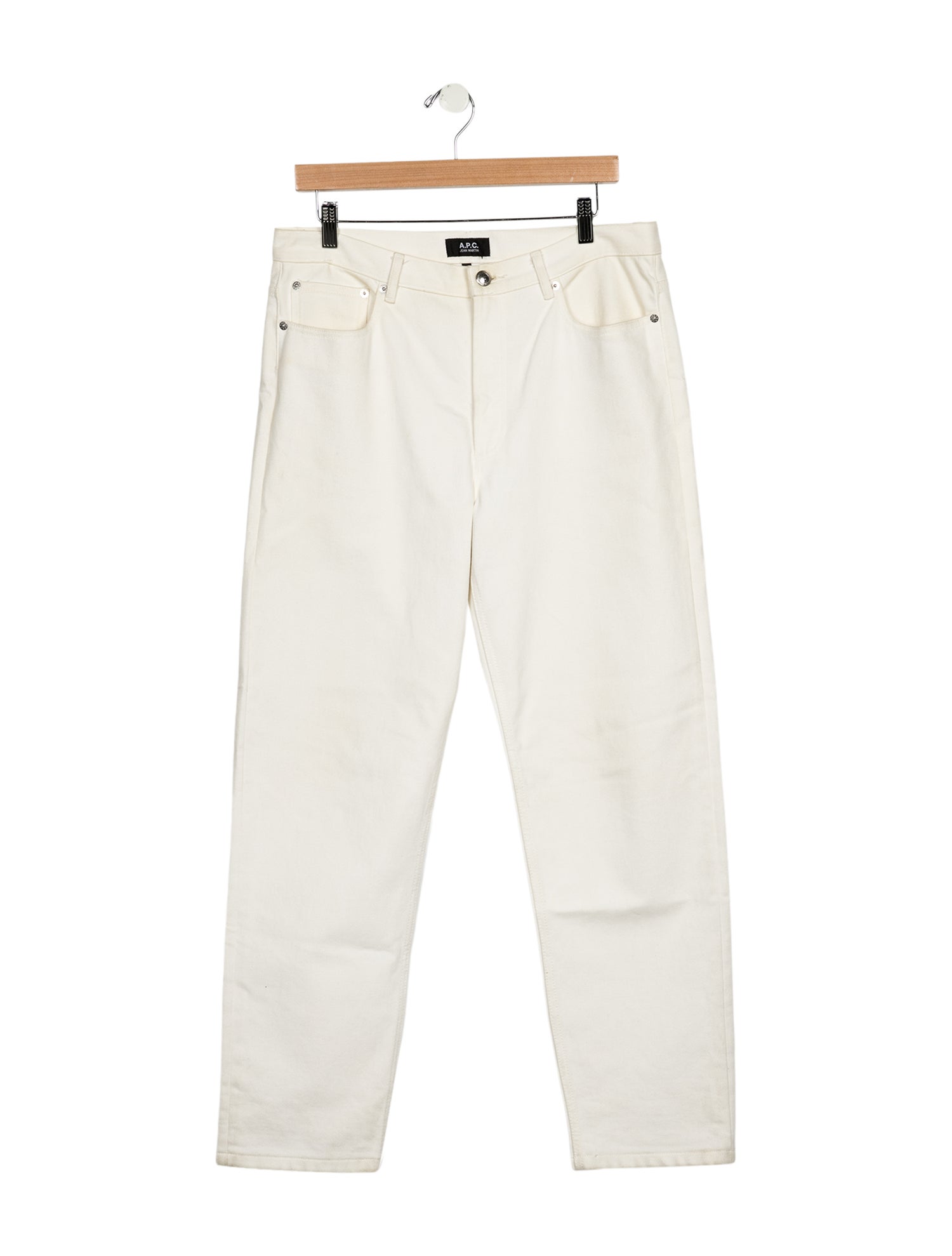 A.P.C. High-Rise Straight Leg Jeans
