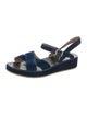 A.P.C. Velvet Slingback Sandals