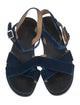 A.P.C. Velvet Slingback Sandals