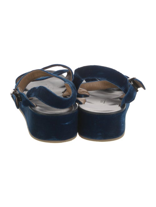 A.P.C. Velvet Slingback Sandals