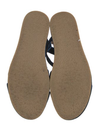 A.P.C. Velvet Slingback Sandals