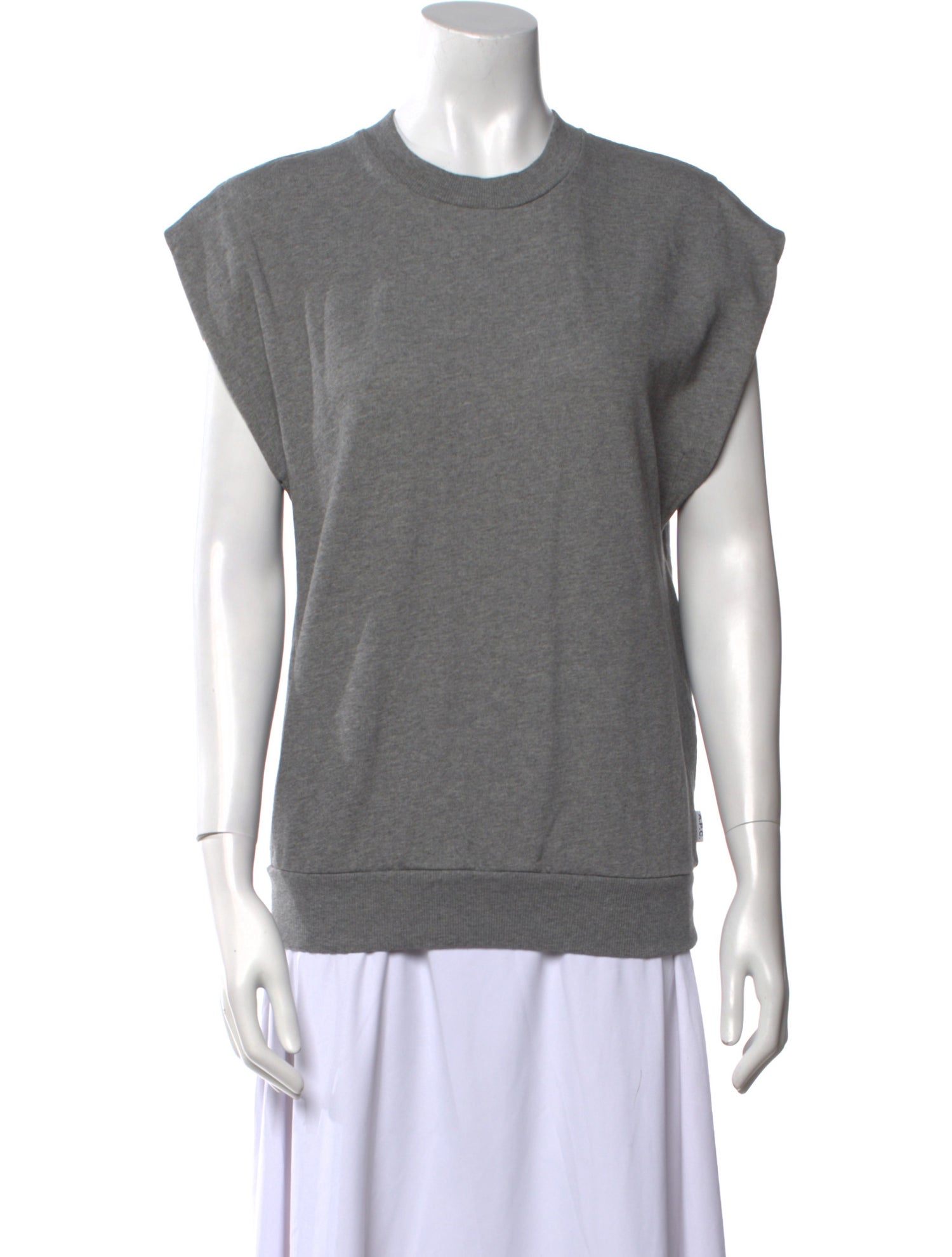 A.P.C. Crew Neck Short Sleeve Sweatshirt