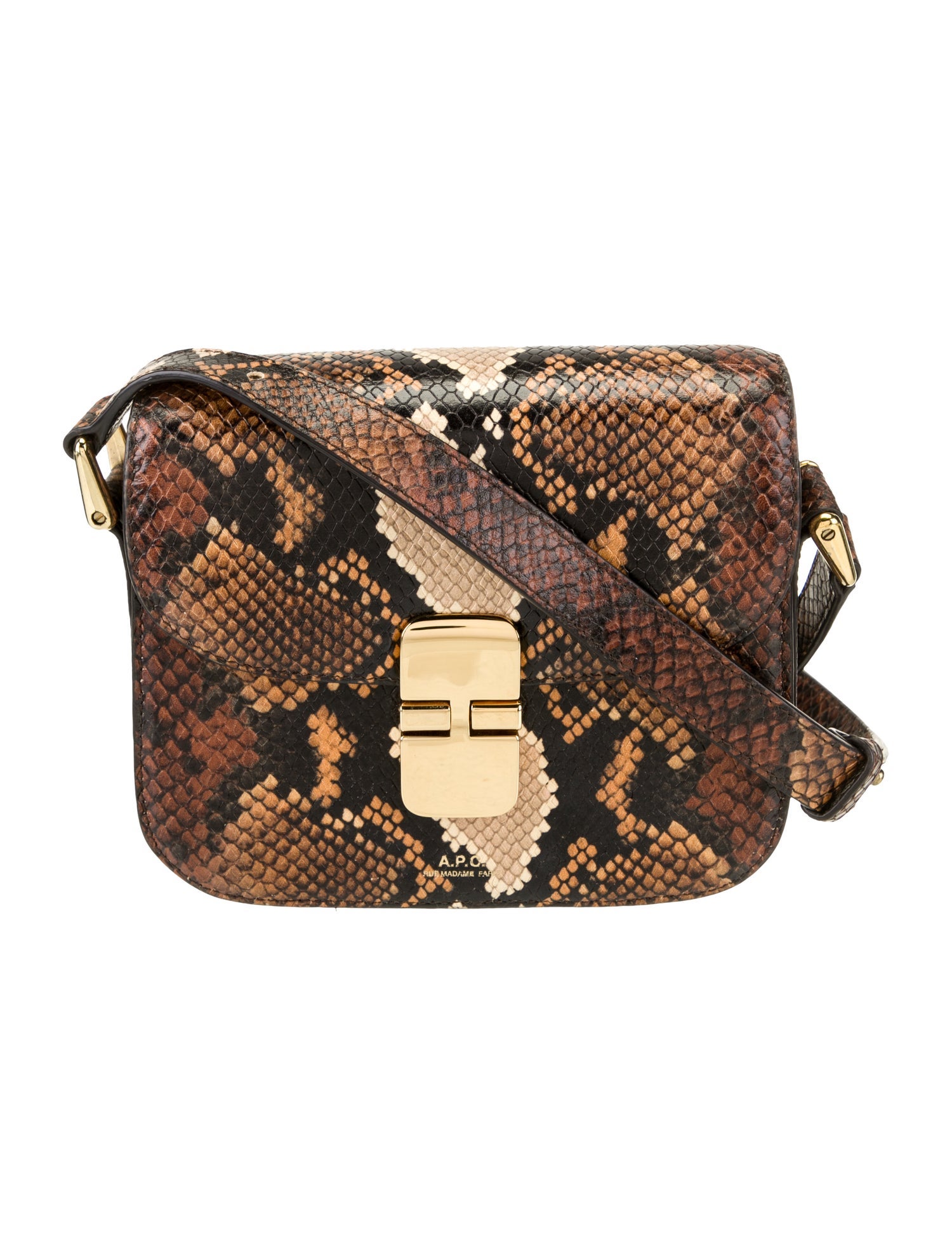 A.P.C. Leather Messenger Bag