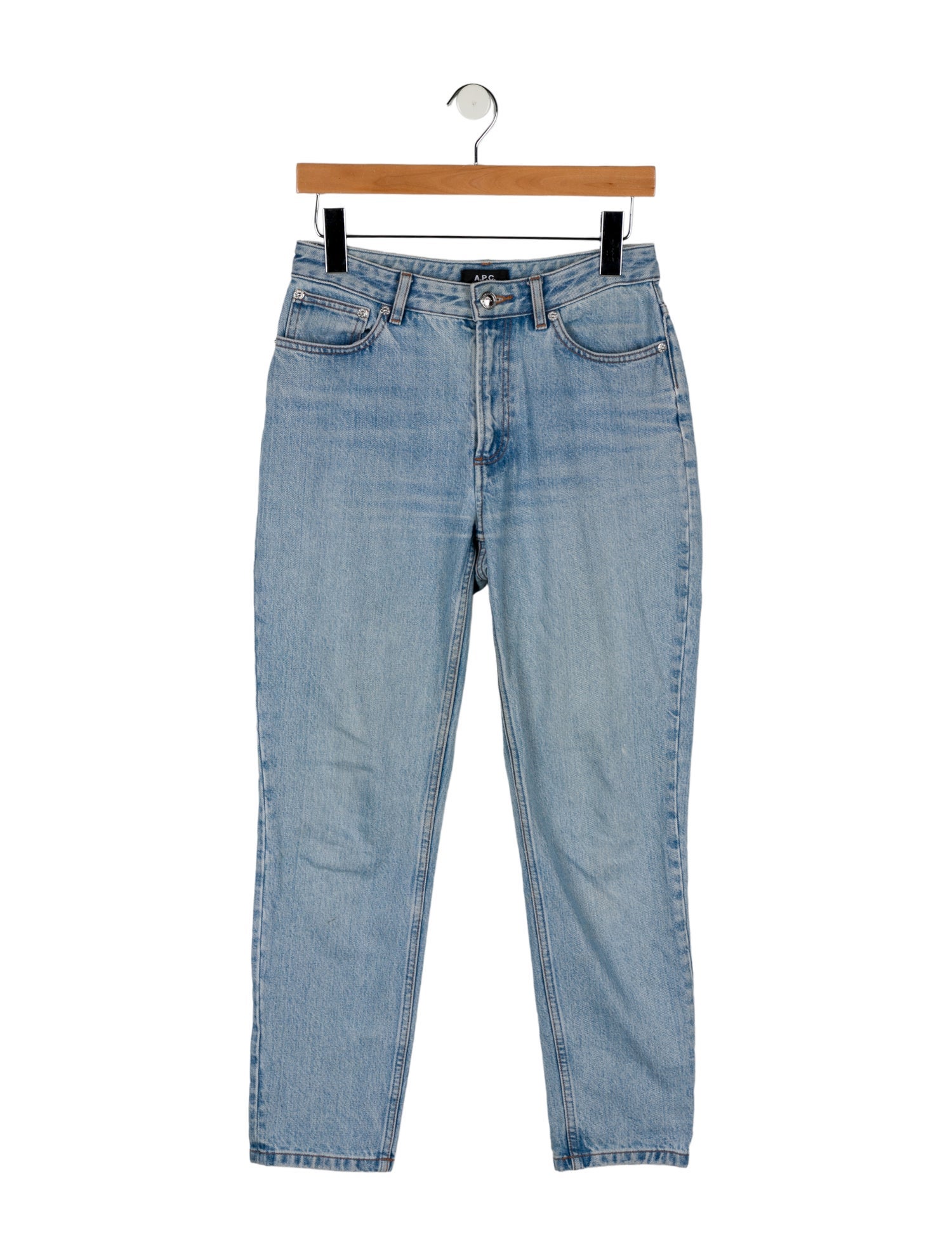 A.P.C. Mid-Rise Straight Leg Jeans