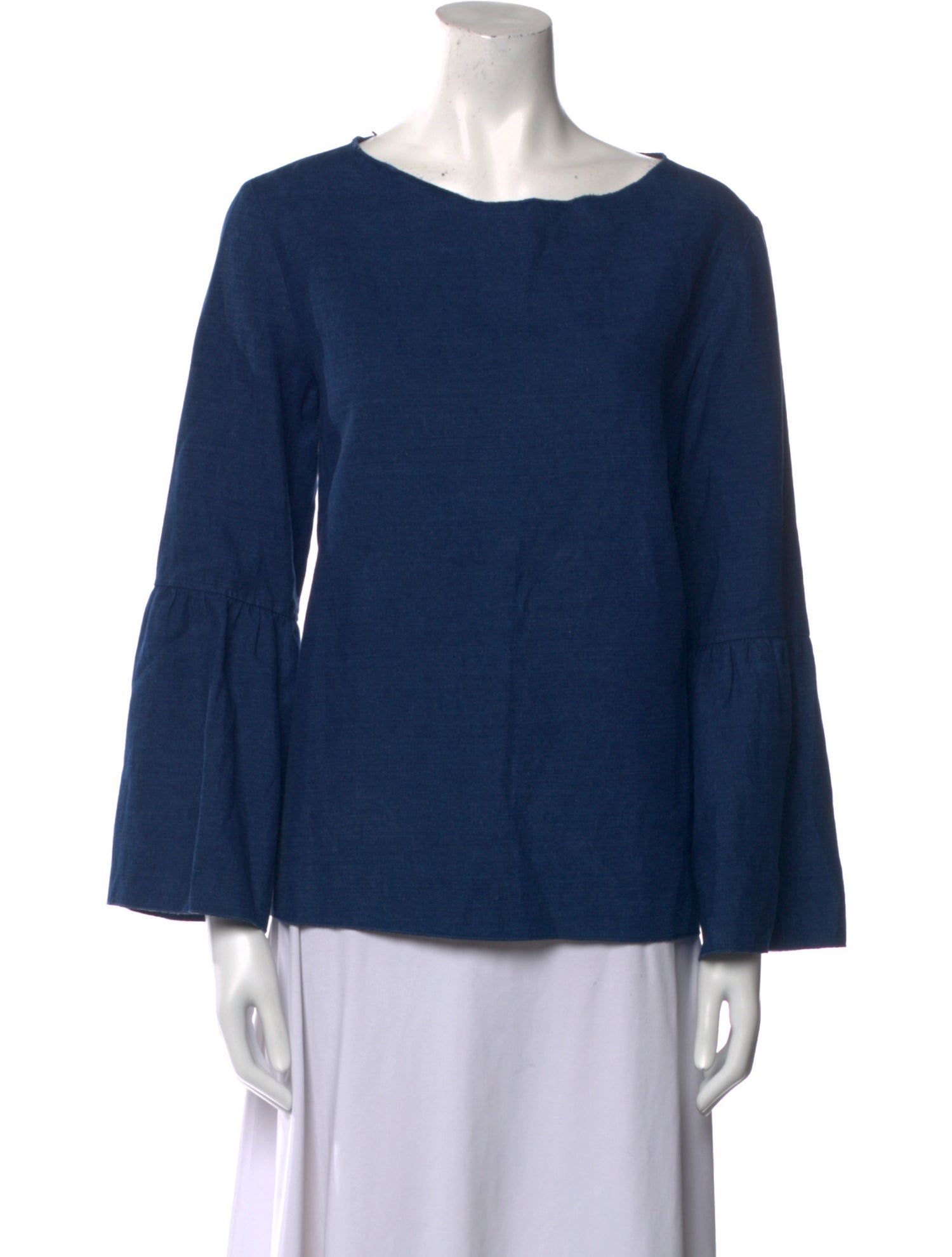 A.P.C. Bateau Neckline Long Sleeve Blouse