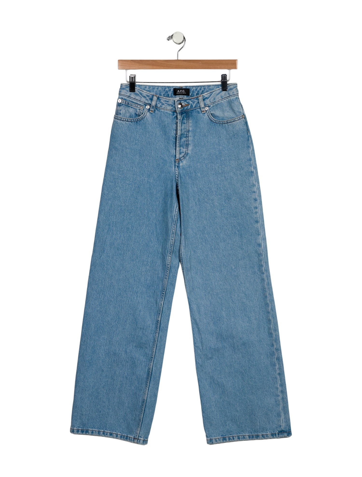 A.P.C. Mid-Rise Wide Leg Jeans w/ Tags