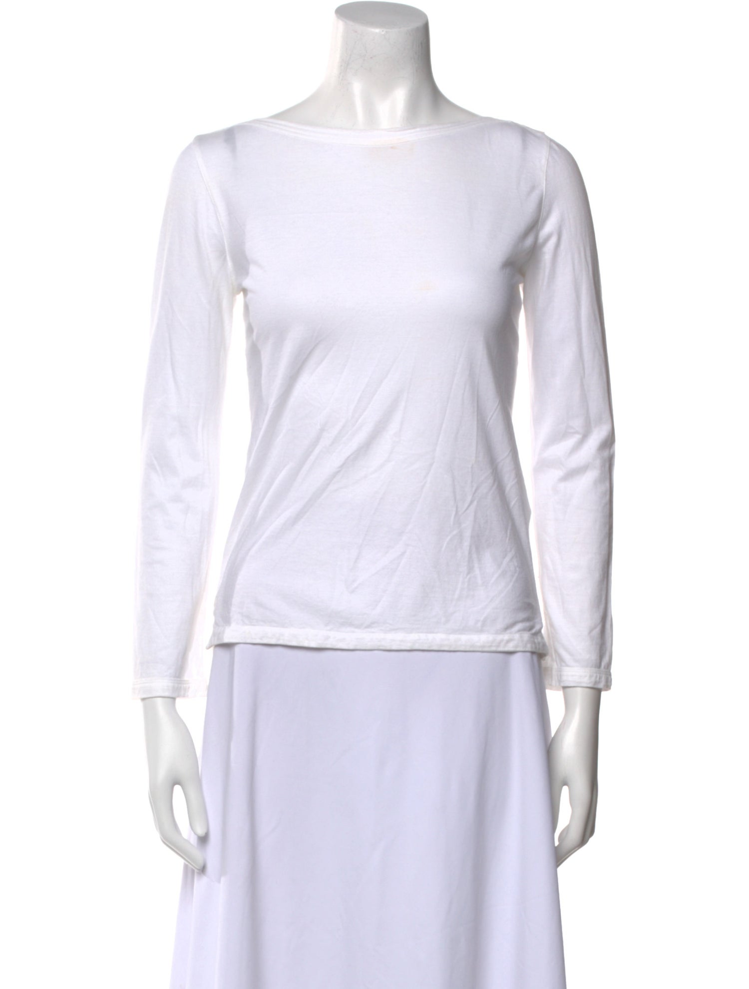 A.P.C. Bateau Neckline Three-Quarter Sleeve Top