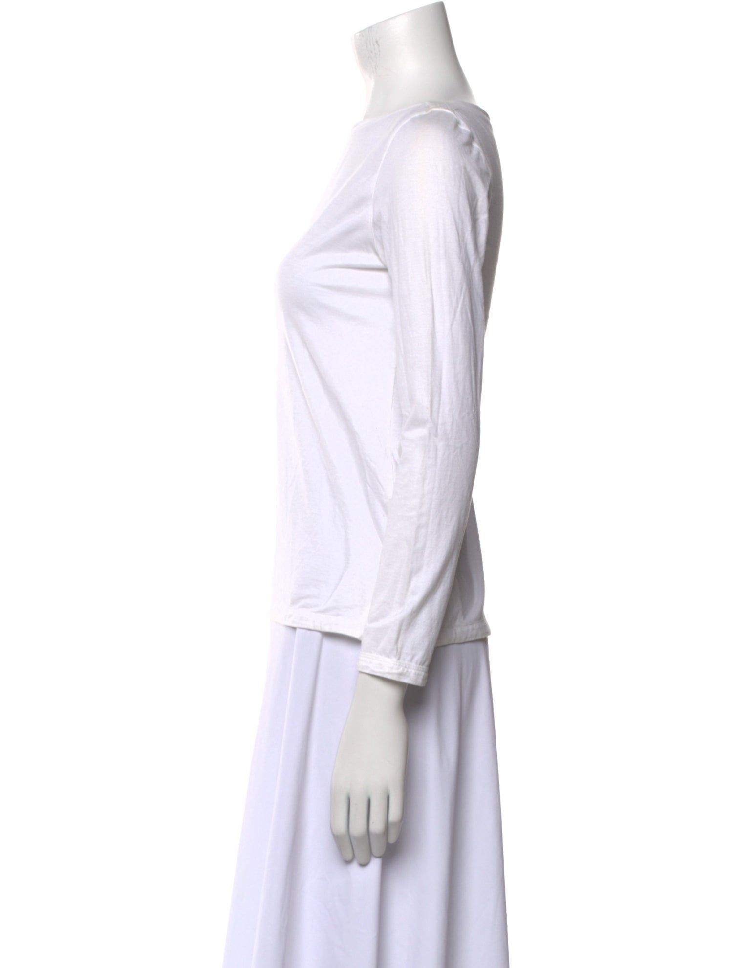 A.P.C. Bateau Neckline Three-Quarter Sleeve Top