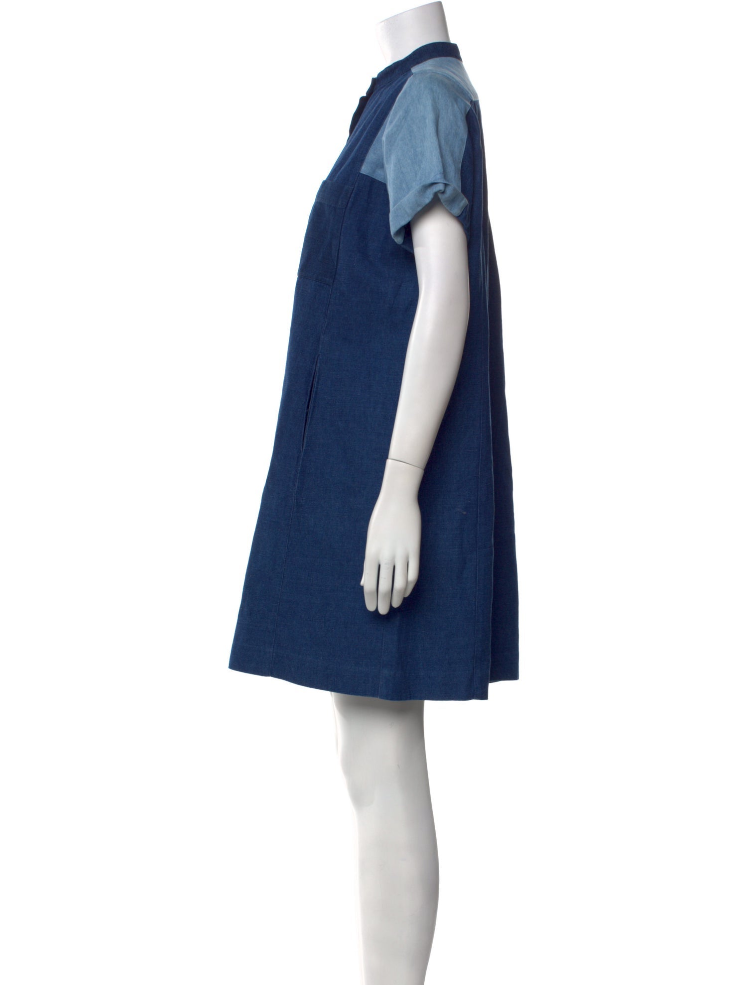 A.P.C. Mock Neck Mini Dress