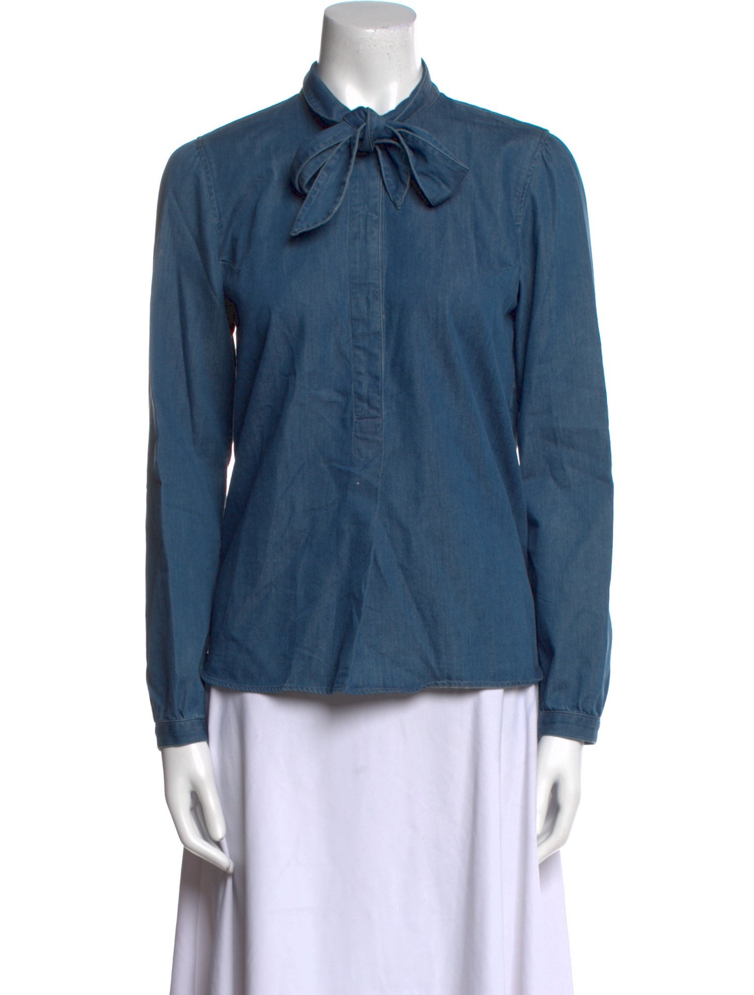 A.P.C. Long Sleeve Button-Up Top