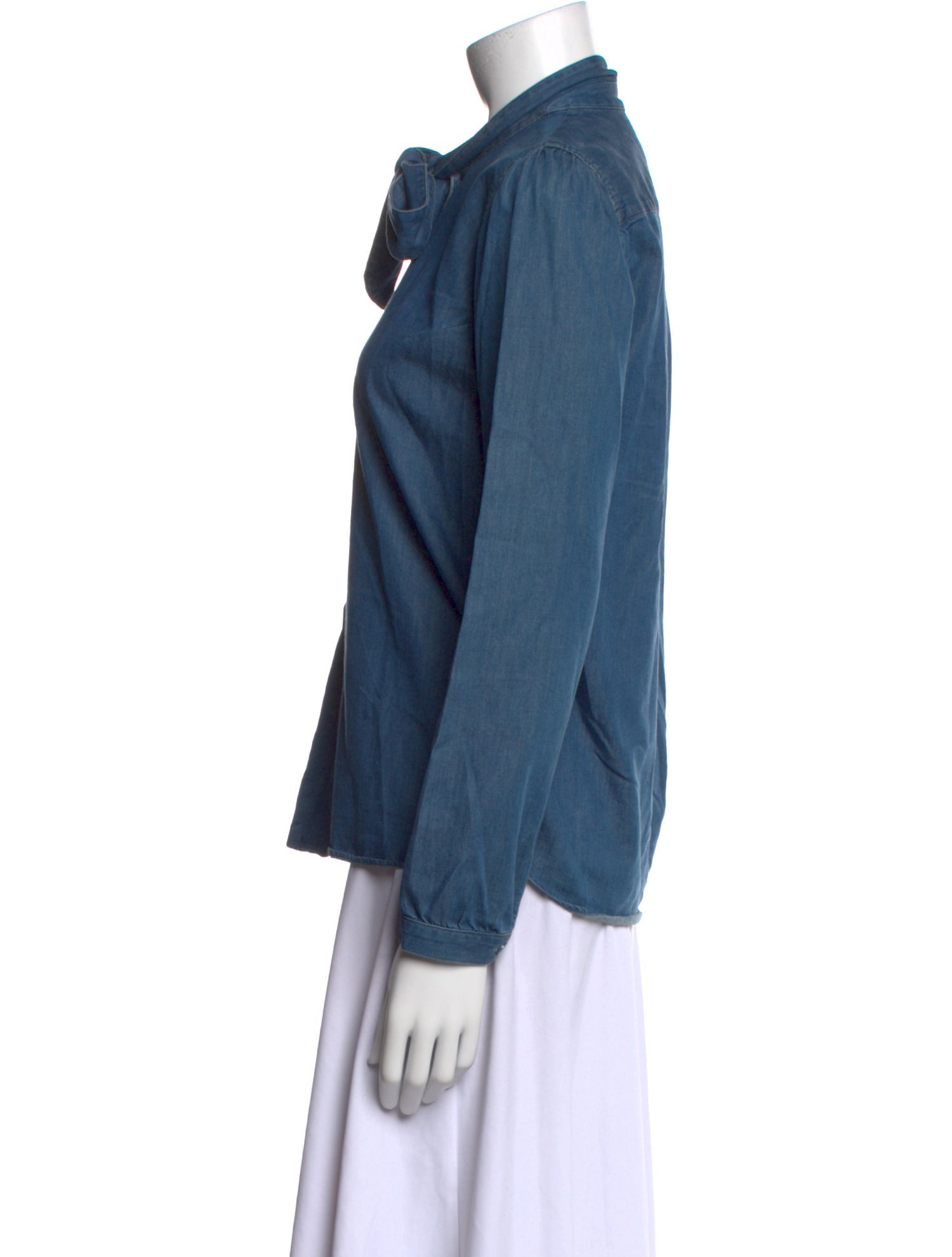 A.P.C. Long Sleeve Button-Up Top