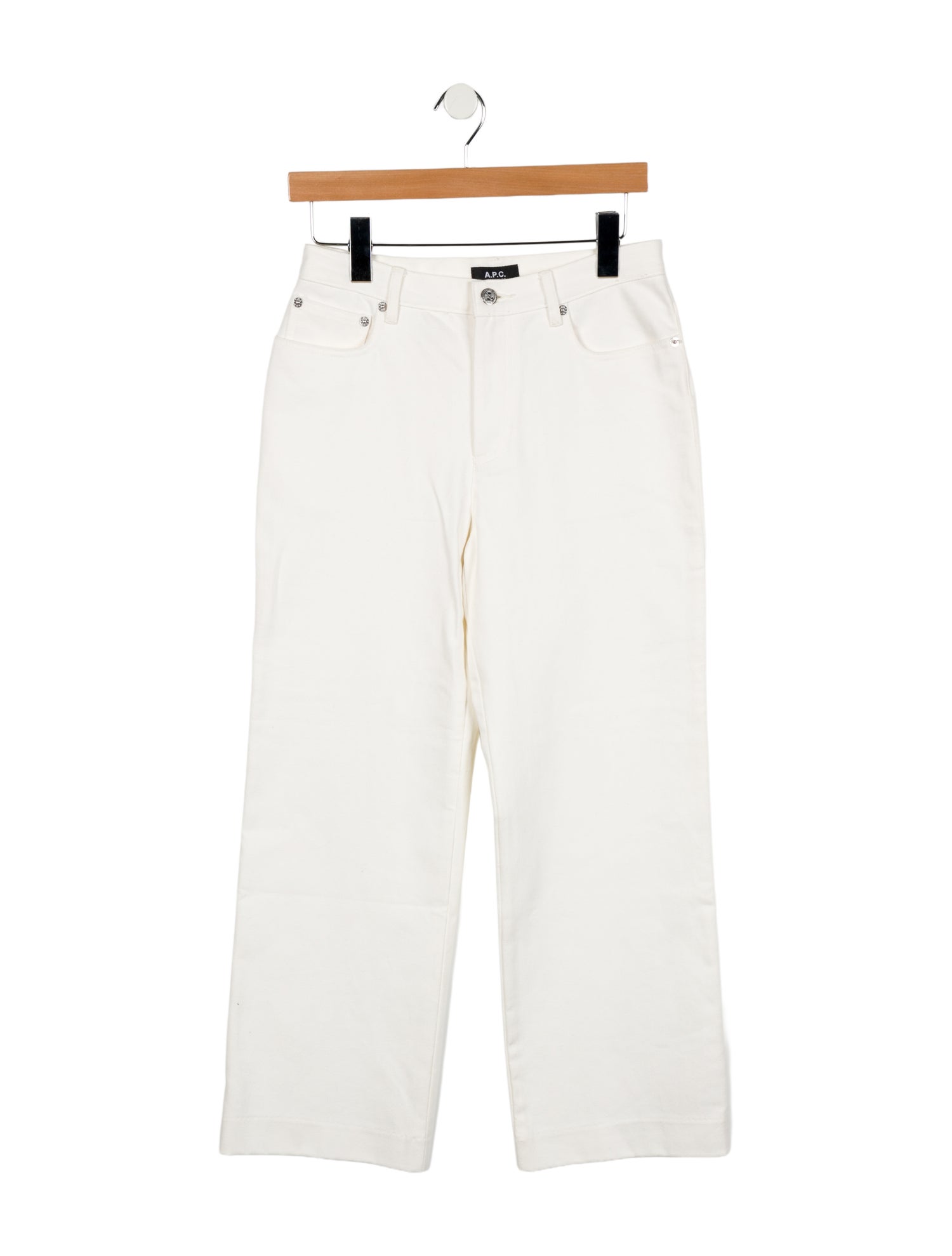 A.P.C. Mid-Rise Wide Leg Jeans