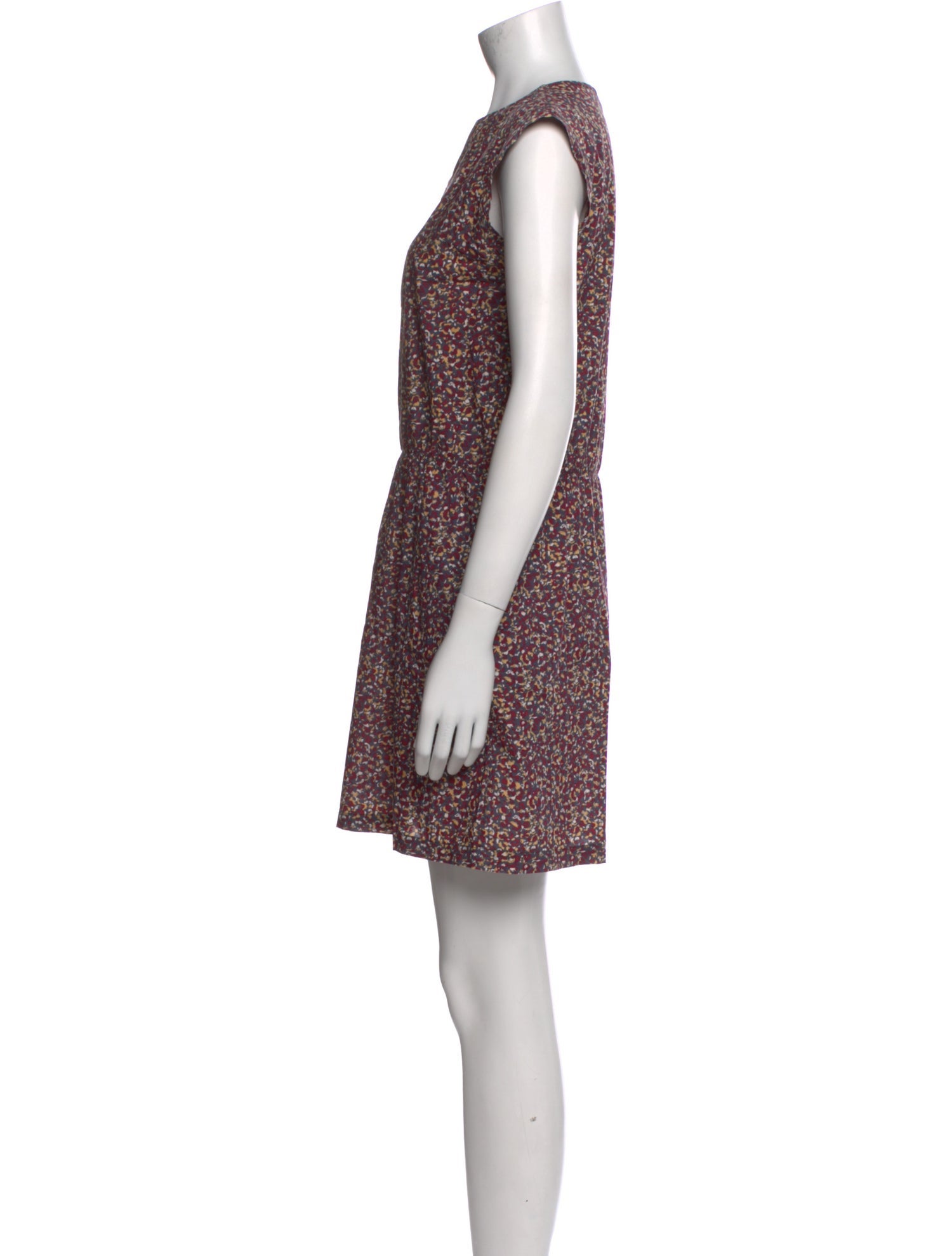 A.P.C. Floral Print Mini Dress