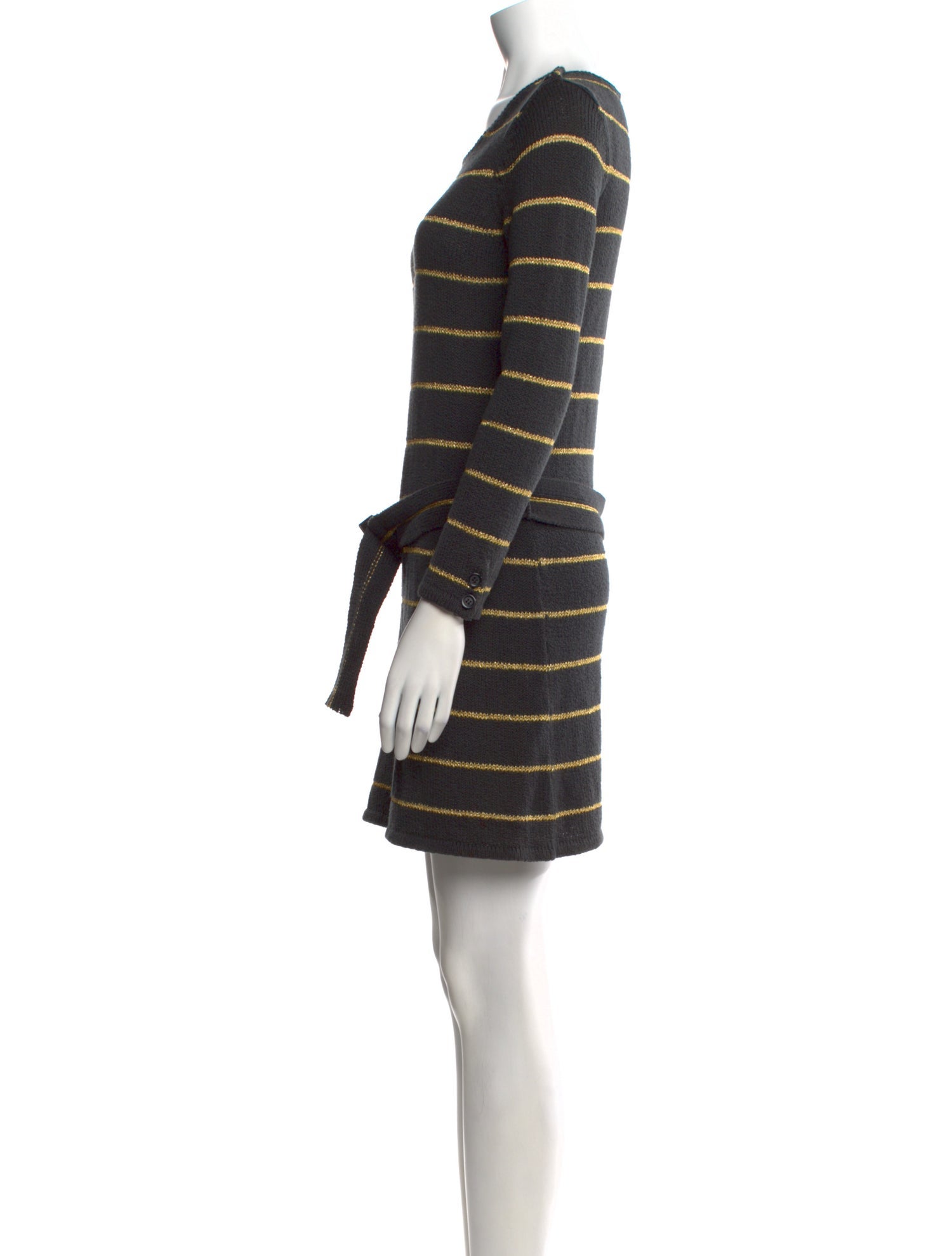 A.P.C. Striped Mini Dress