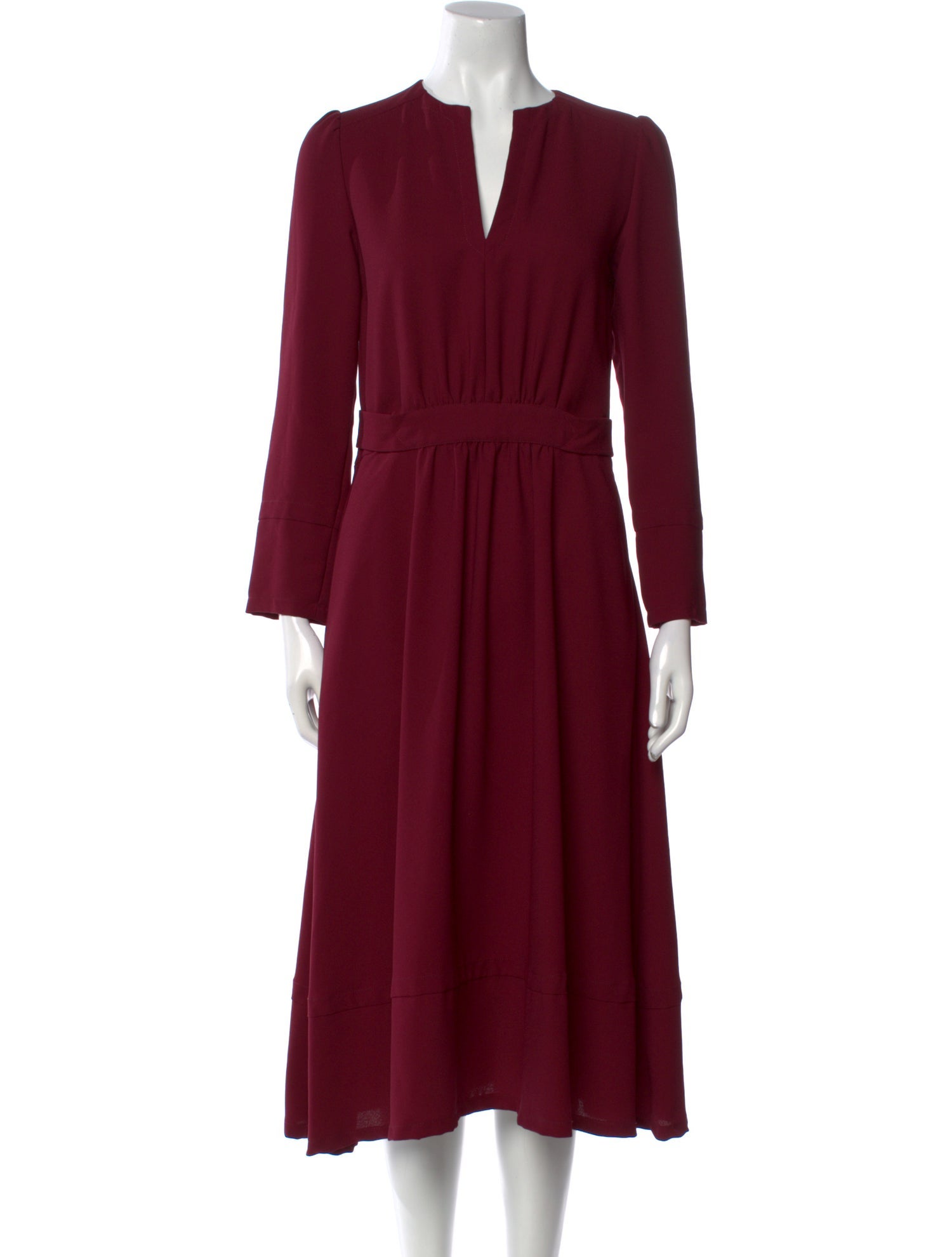 A.P.C. V-Neck Midi Length Dress