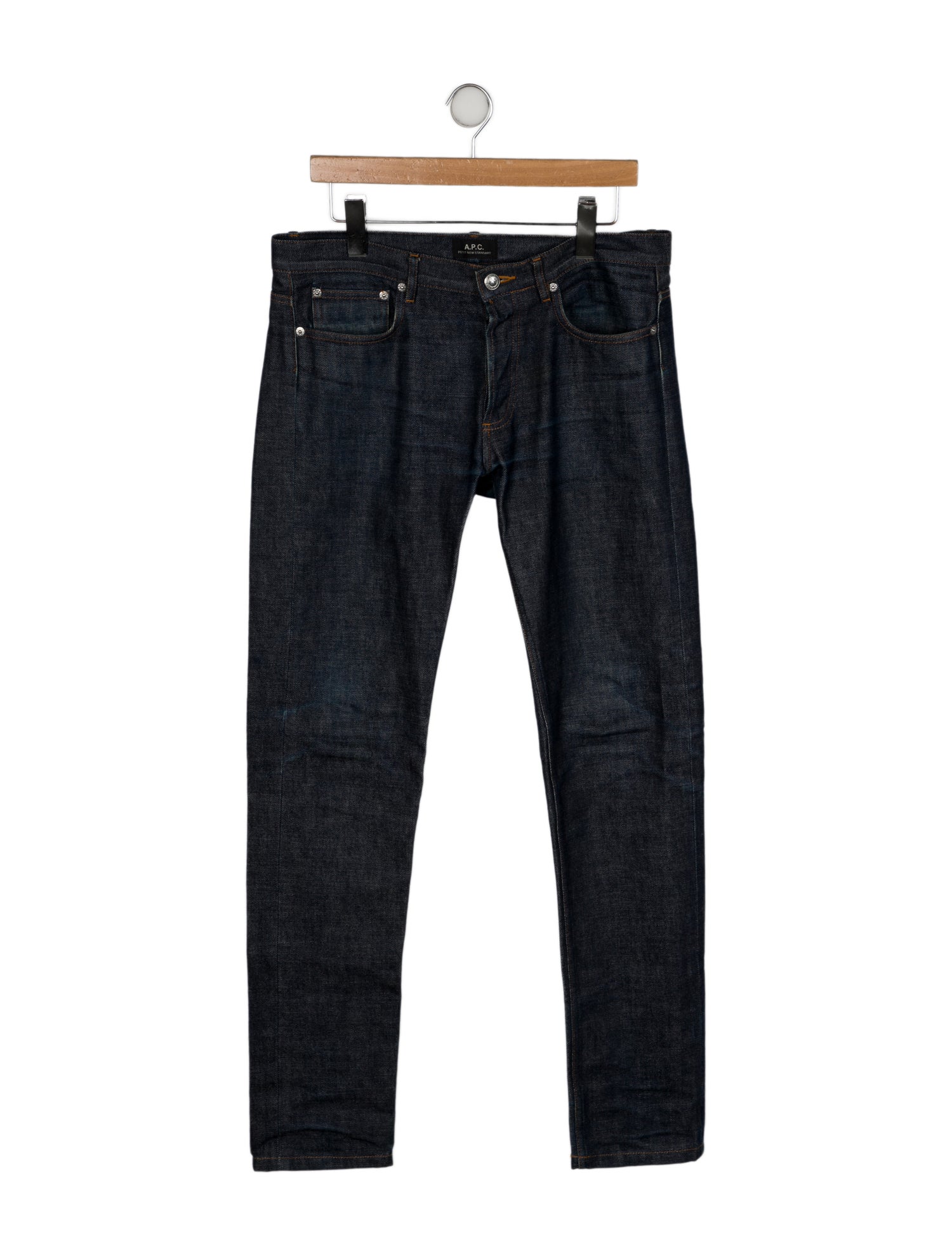 A.P.C. High-Rise Straight Leg Jeans