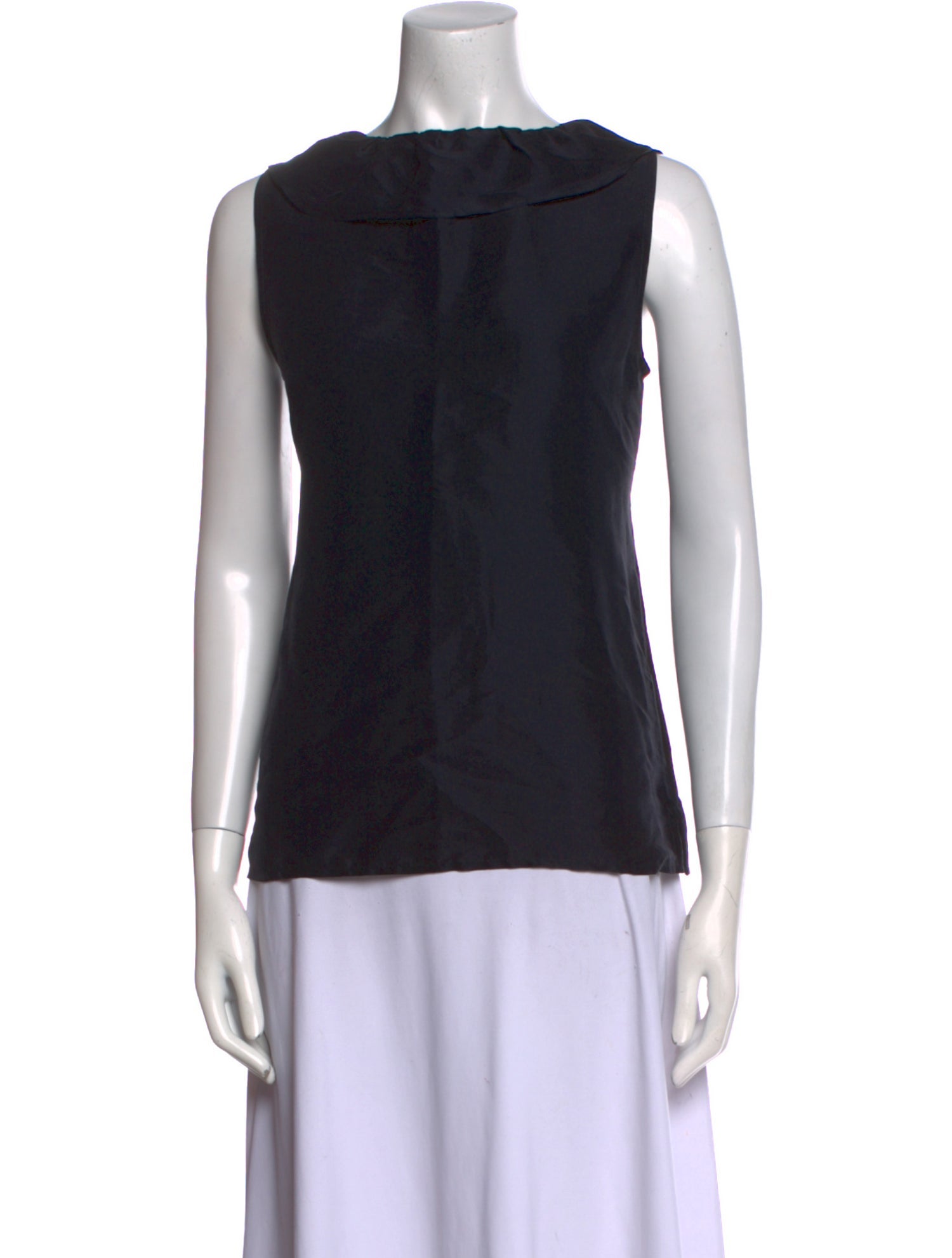 A.P.C. Bateau Neckline Sleeveless Top