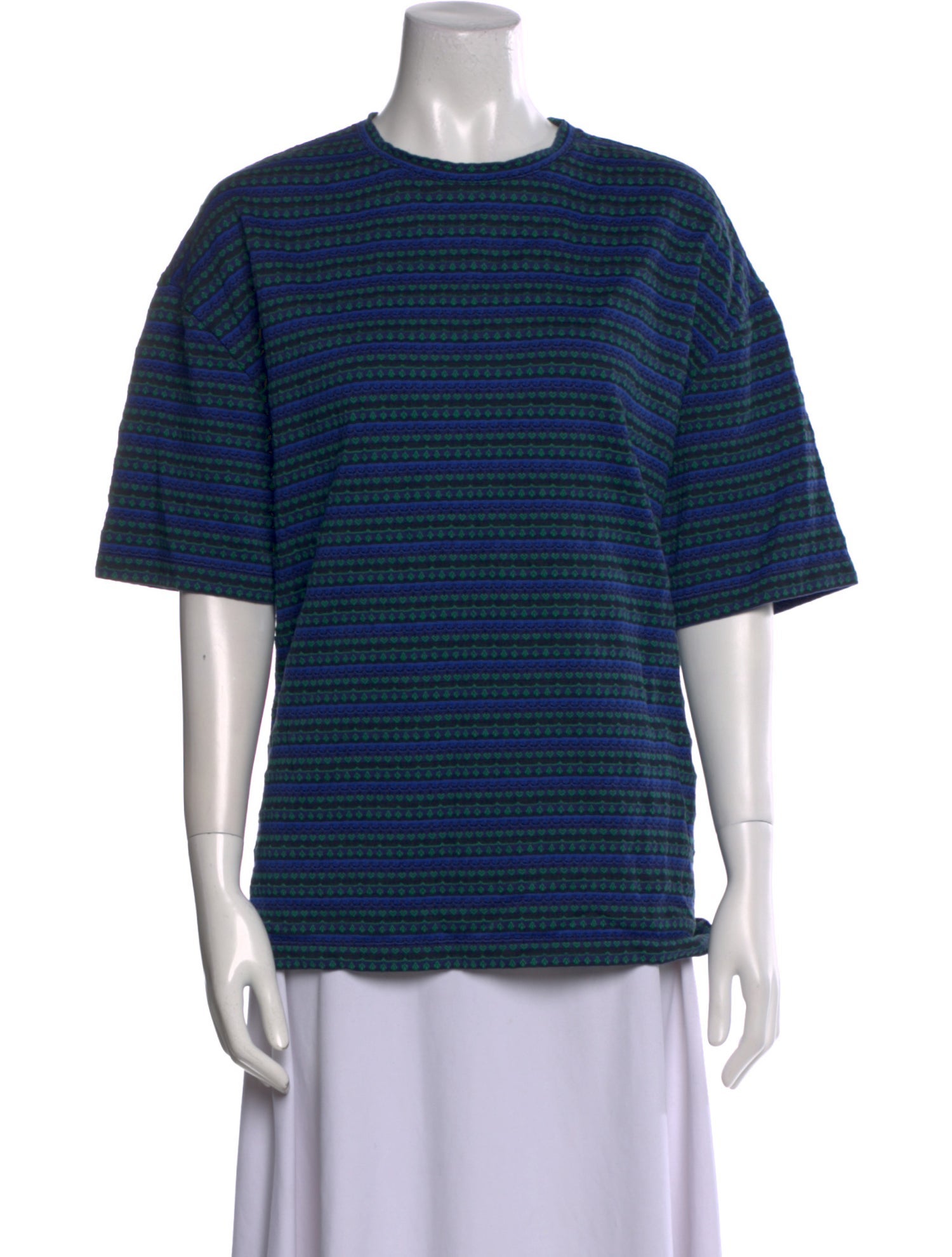 A.P.C. Striped Crew Neck T-Shirt
