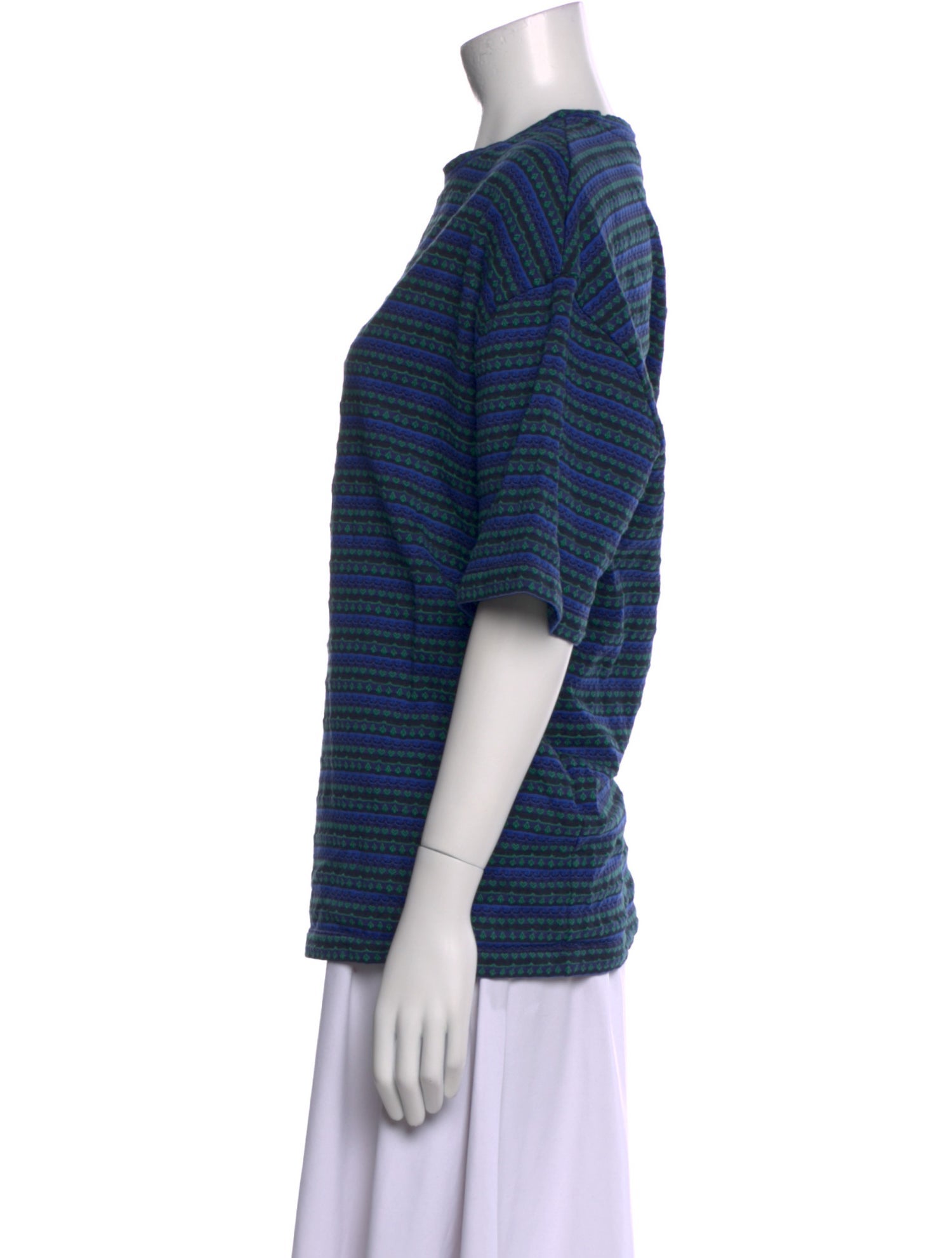 A.P.C. Striped Crew Neck T-Shirt