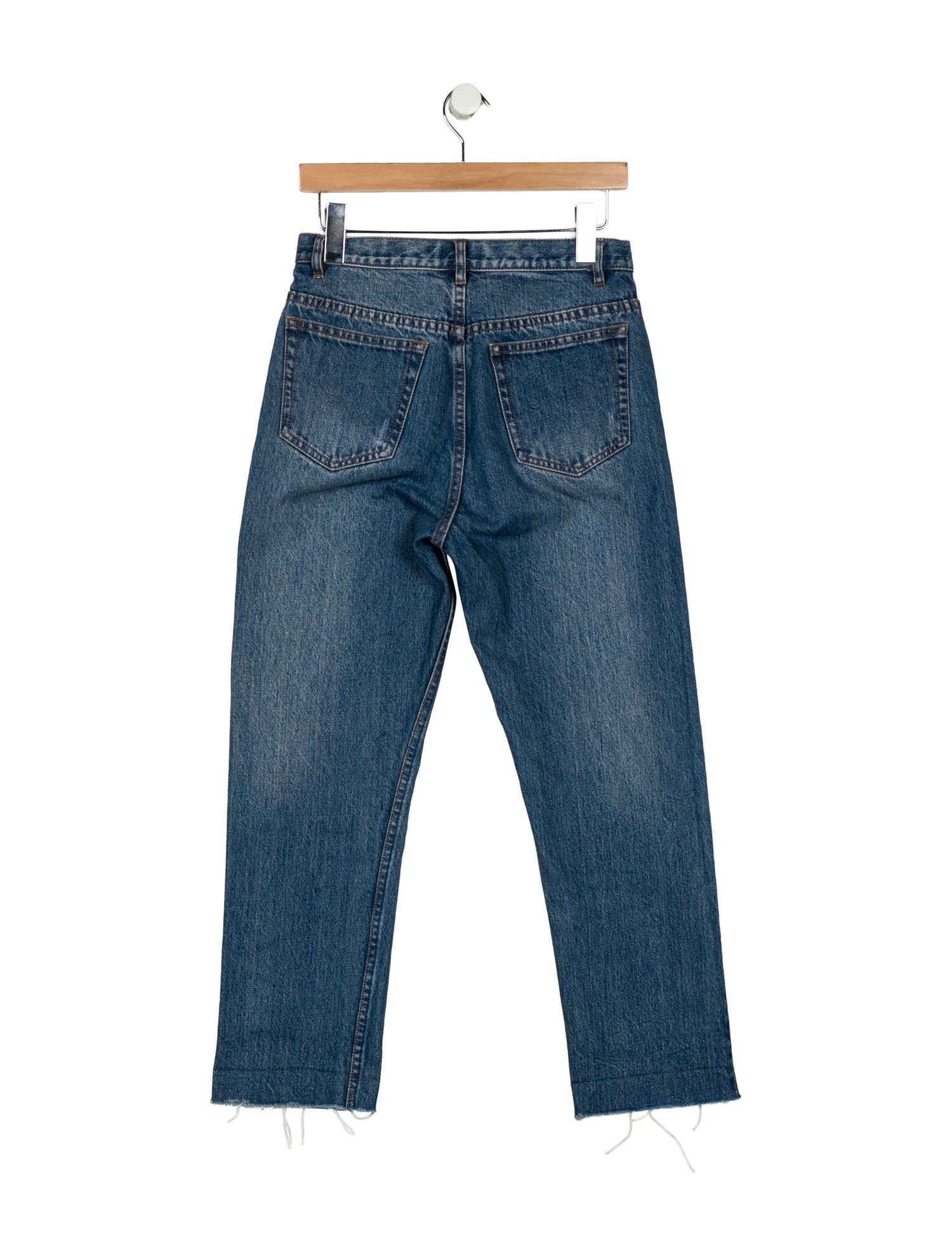 A.P.C. High-Rise Straight Leg Jeans