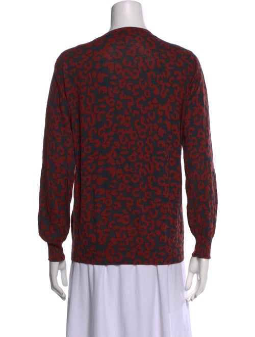 A.P.C. Printed V-Neck Sweater