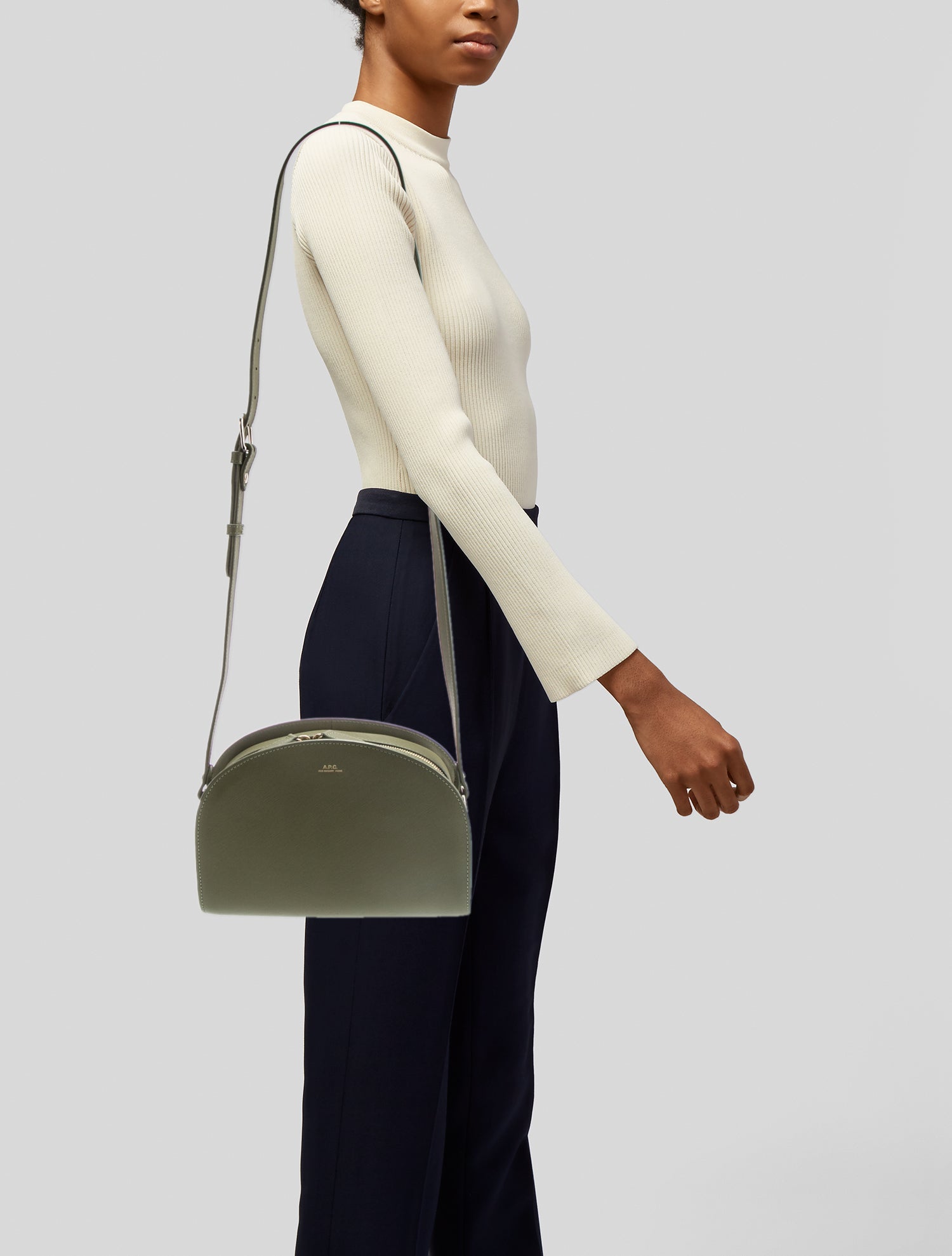 A.P.C. Leather Crossbody Bag