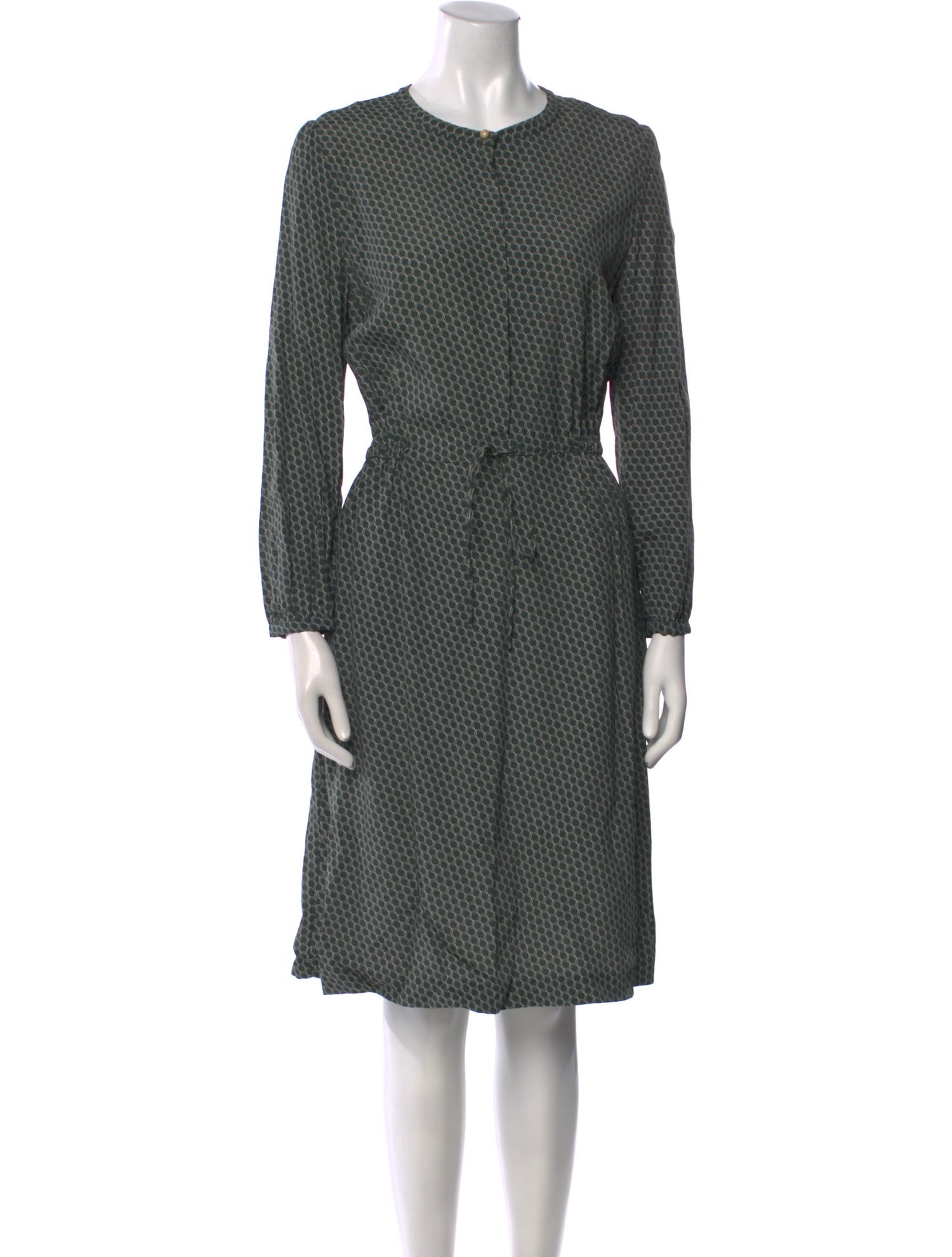 A.P.C. Polka Dot Print Midi Length Dress w/ Tags