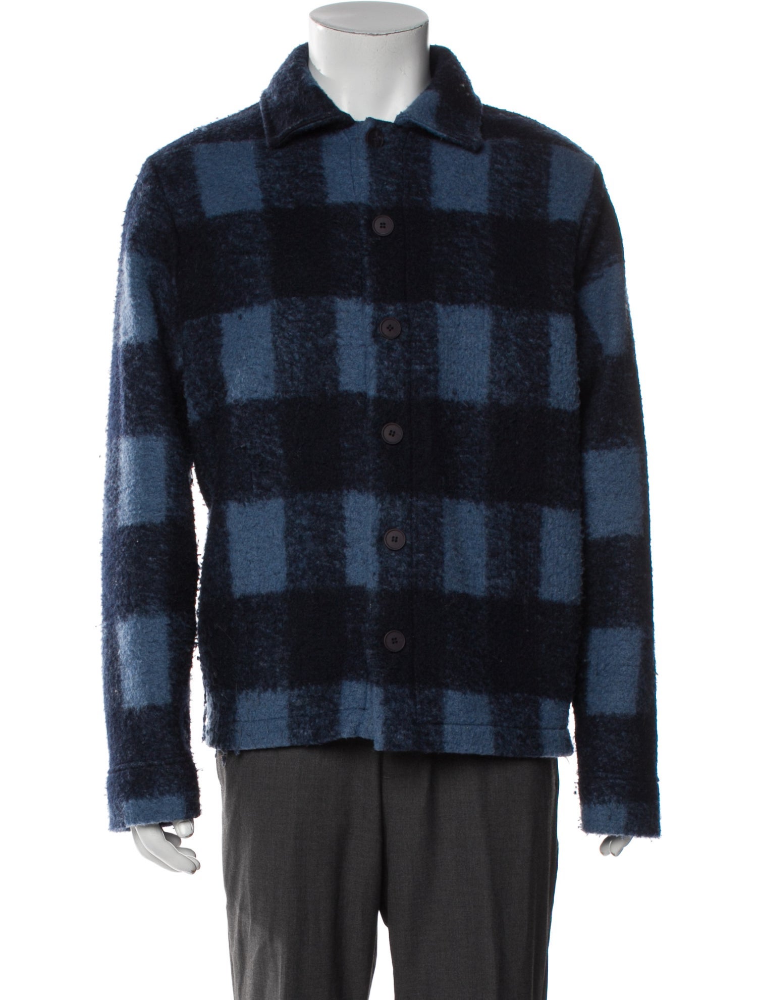 A.P.C. Plaid Print Coat