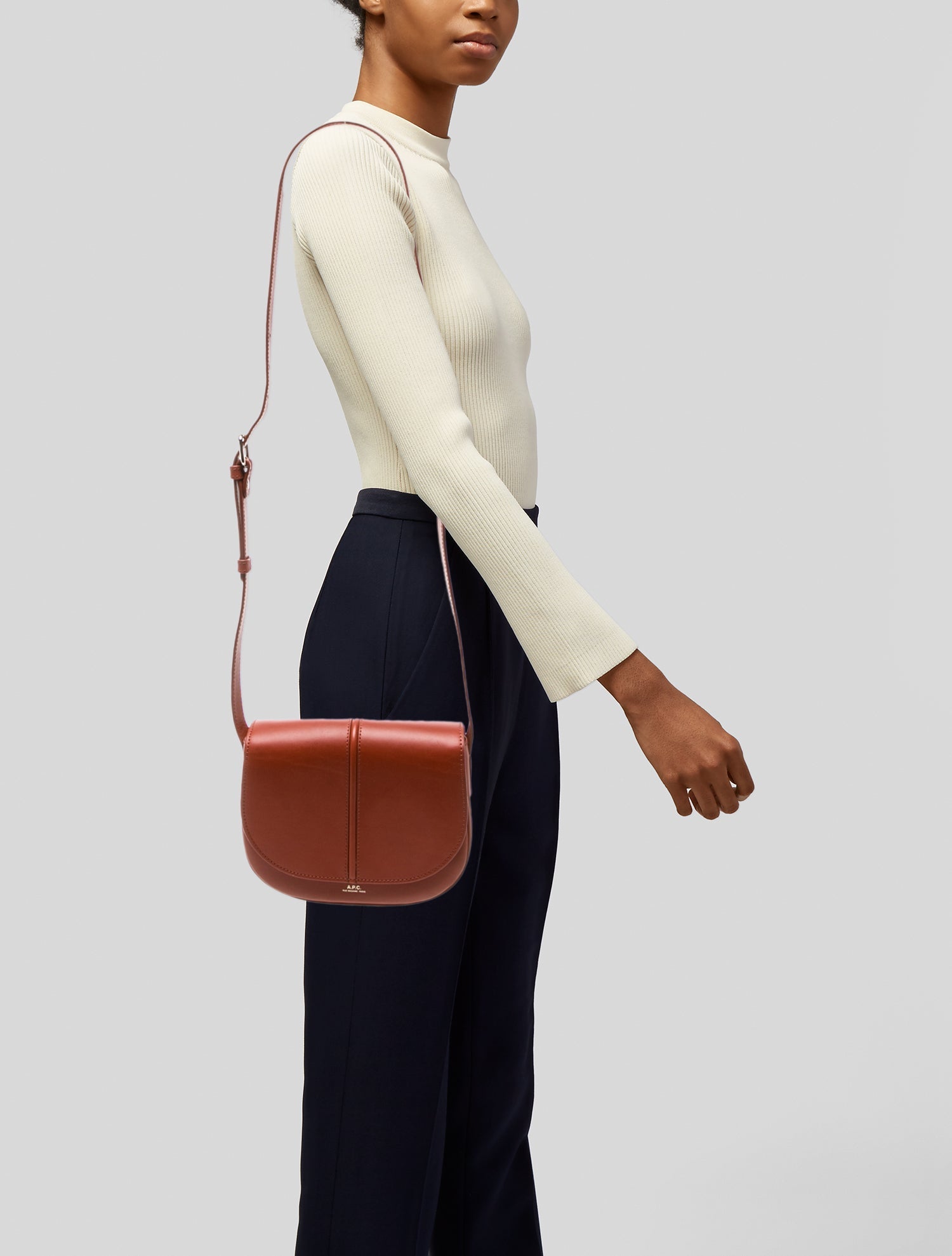 A.P.C. Leather Crossbody Bag