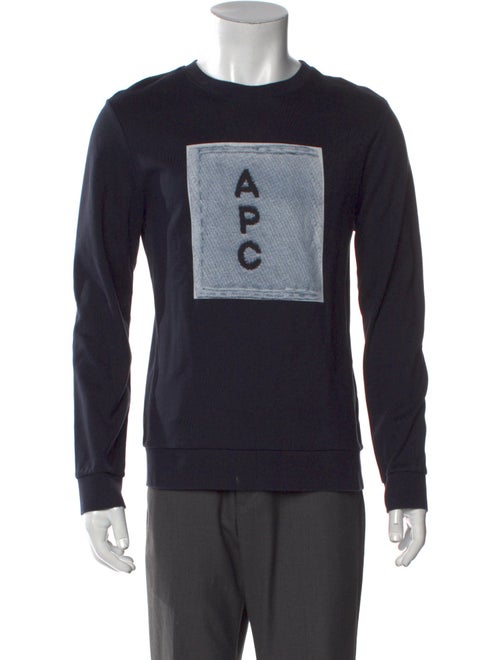 A.P.C. Graphic Print Crew Neck Sweatshirt